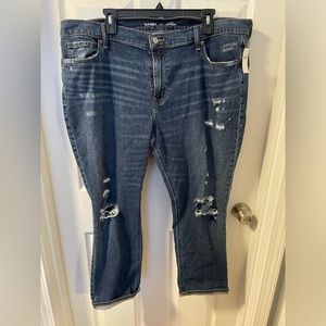 NWT 18 Old Navy Distressed Jeans